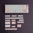 Chi's 104+33 XDA profile Keycap Set PBT DYE Sublimation 1.75U 2U Keys for 60 61 64 84 96 87 104 108 Keyboard